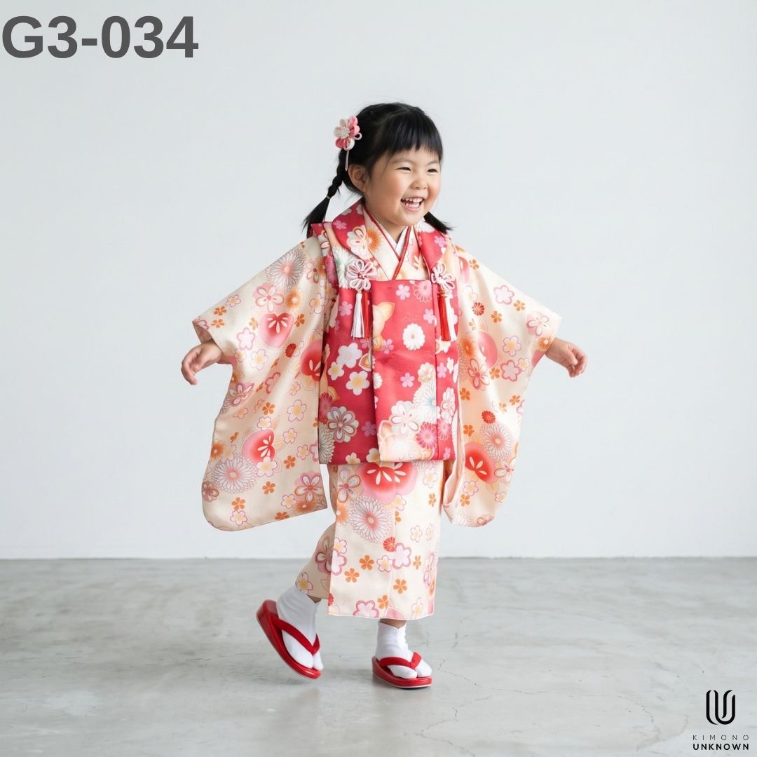 七五三 3歳 女の子 被布セット レンタル