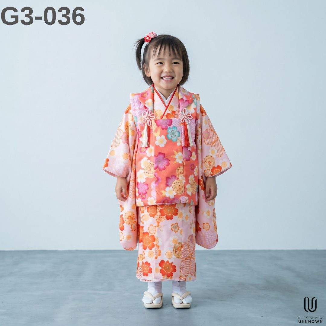 七五三 3歳 女の子 被布セット レンタル